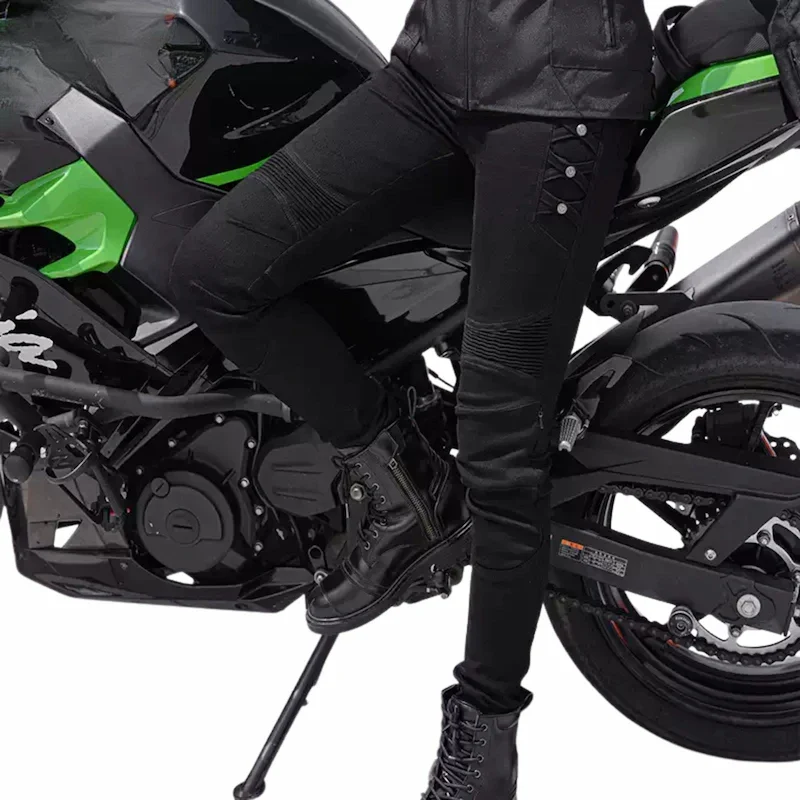 Pantalon Moto Femme Kevlar & Imperméable | RIDERIA™ – Image 4