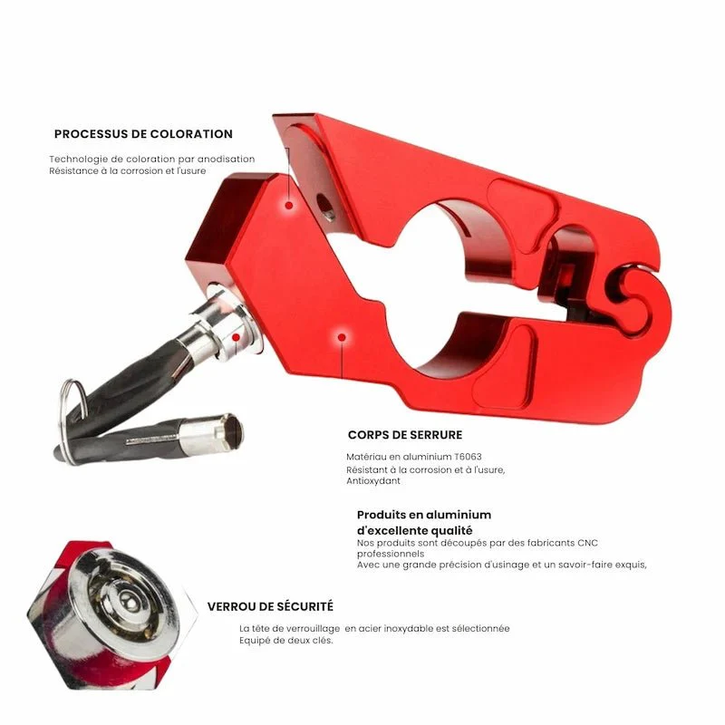 Antivol moto par Verrouillage du système de frein – Image 7